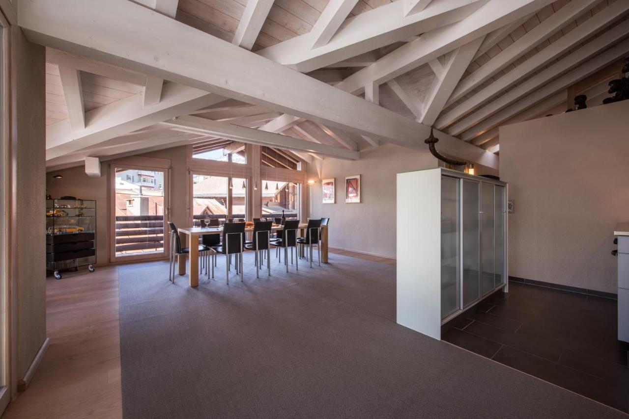 Chalet Schneehoren Penthouse Wengen Kültér fotó