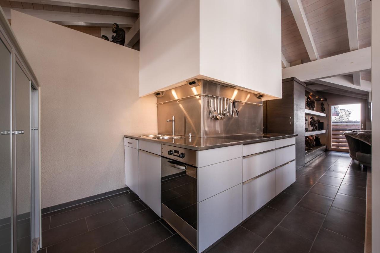 Chalet Schneehoren Penthouse Wengen Kültér fotó