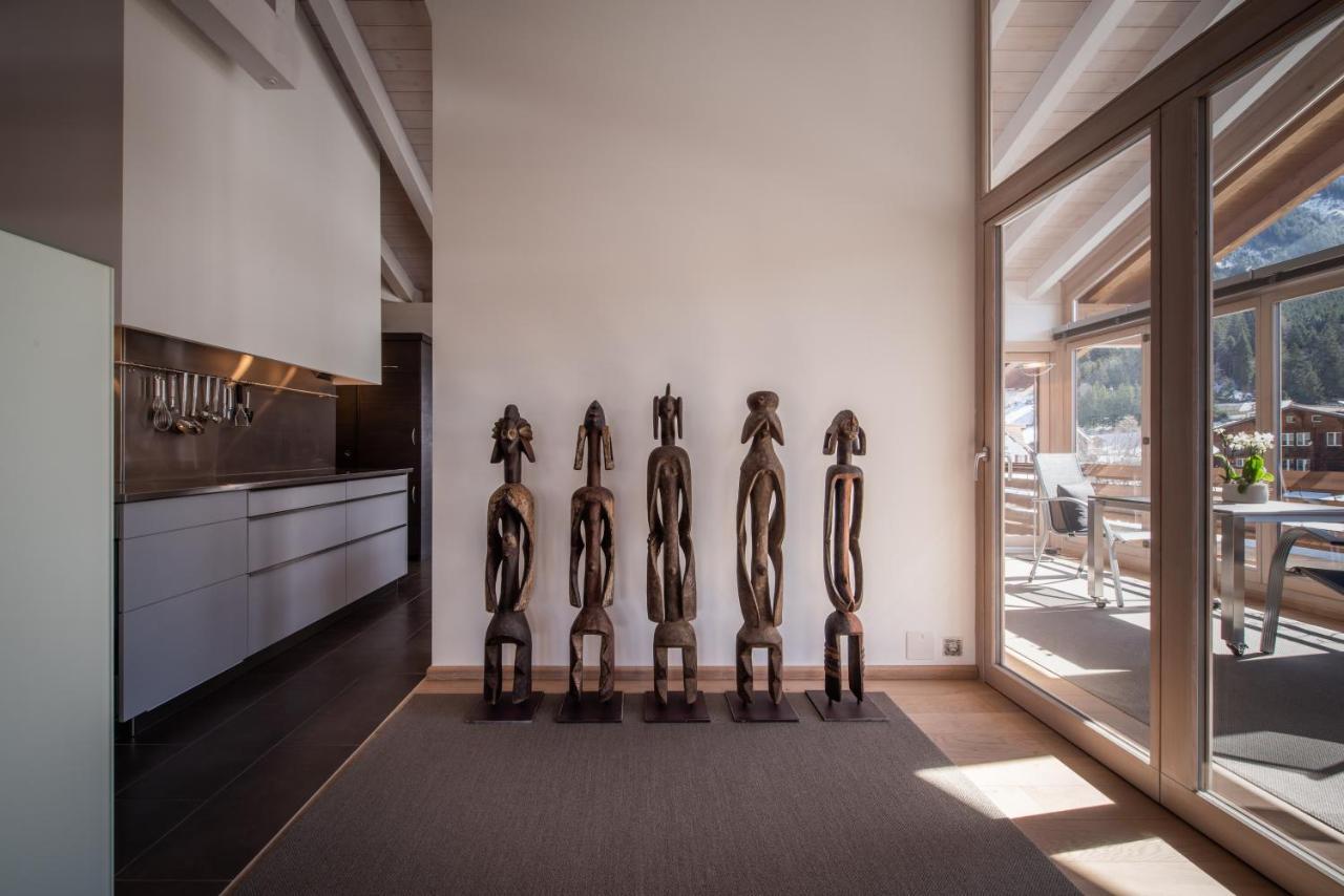 Chalet Schneehoren Penthouse Wengen Kültér fotó
