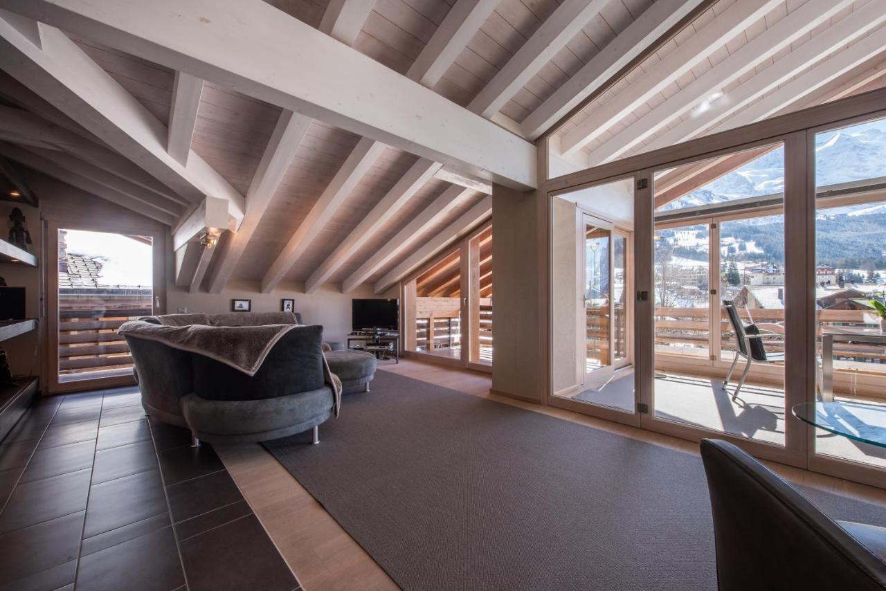 Chalet Schneehoren Penthouse Wengen Kültér fotó